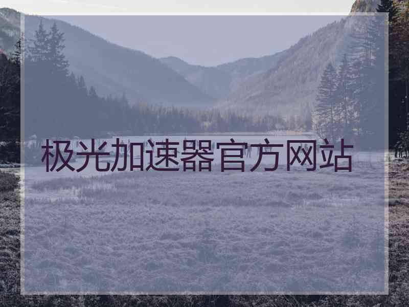 极光加速器官方网站
